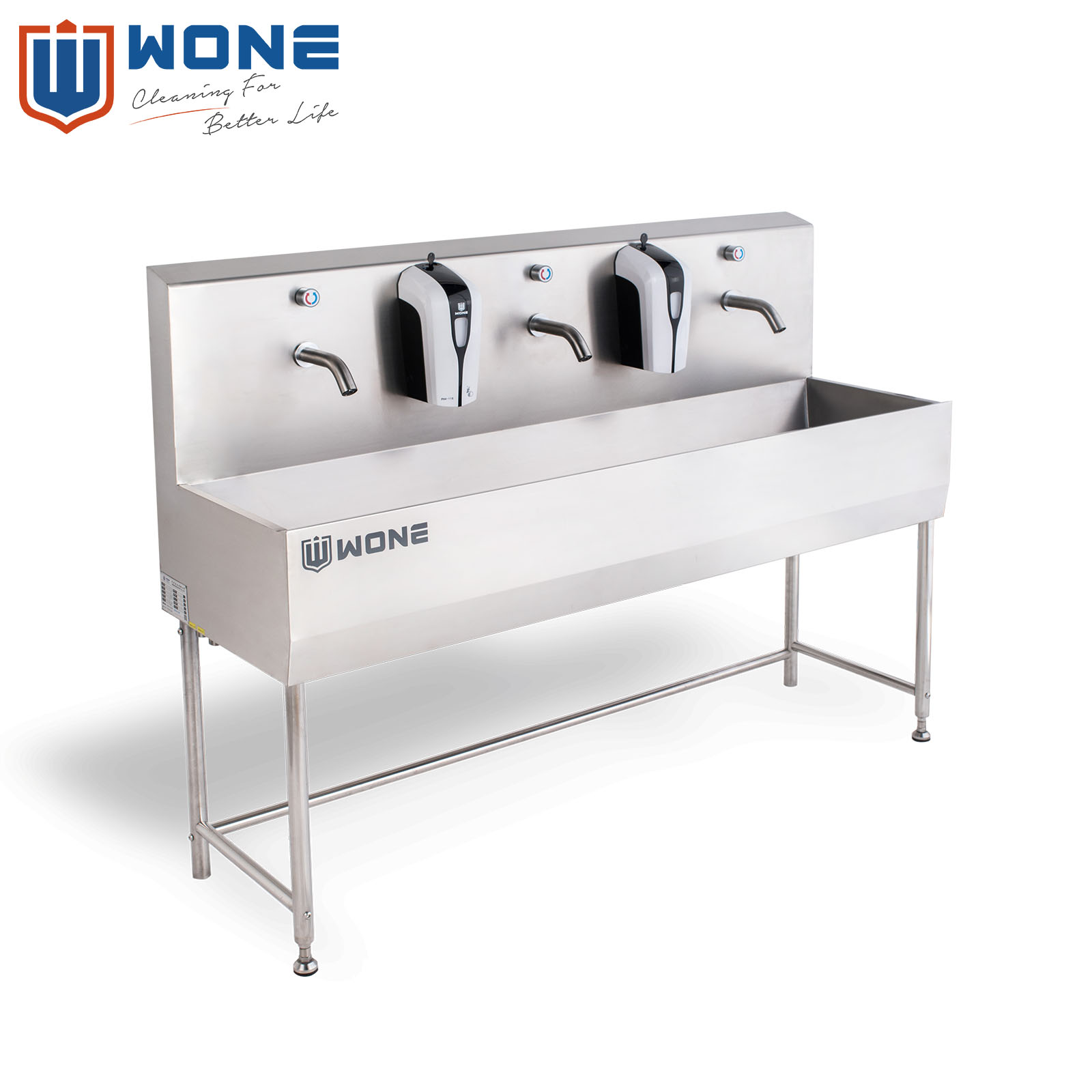 3-三工位洗手池（Three-Position Automatic induction stainless steel Hands Washing Sink）-PHW-32A.jpg